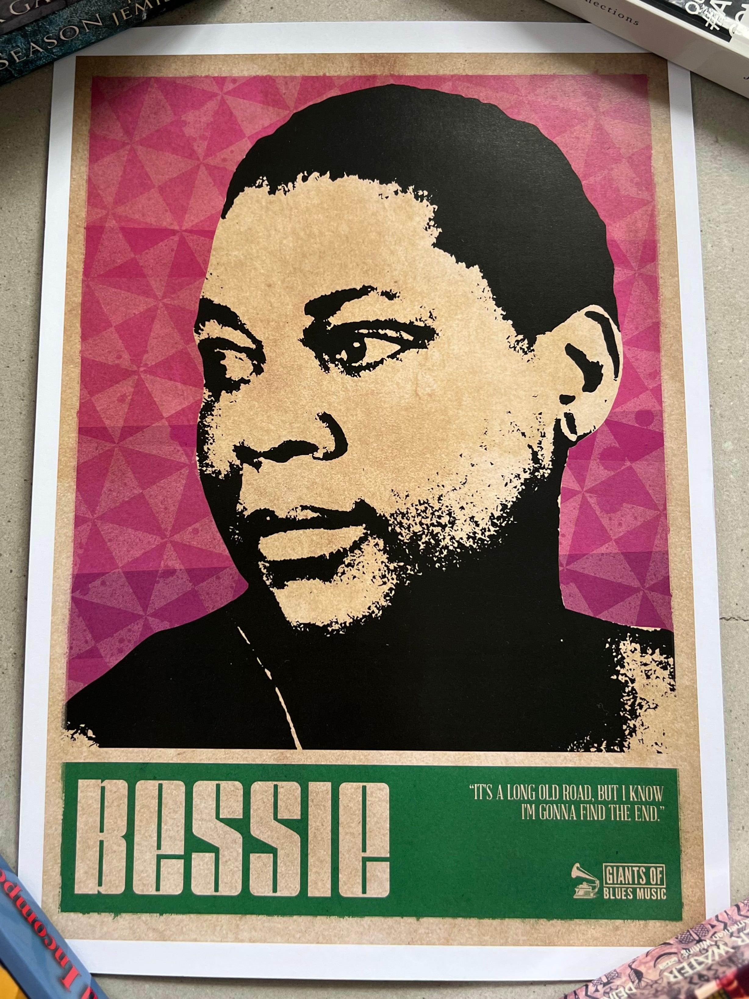 Set of Seven 17.5” x 12.5” Funk Soul Music Art Posters