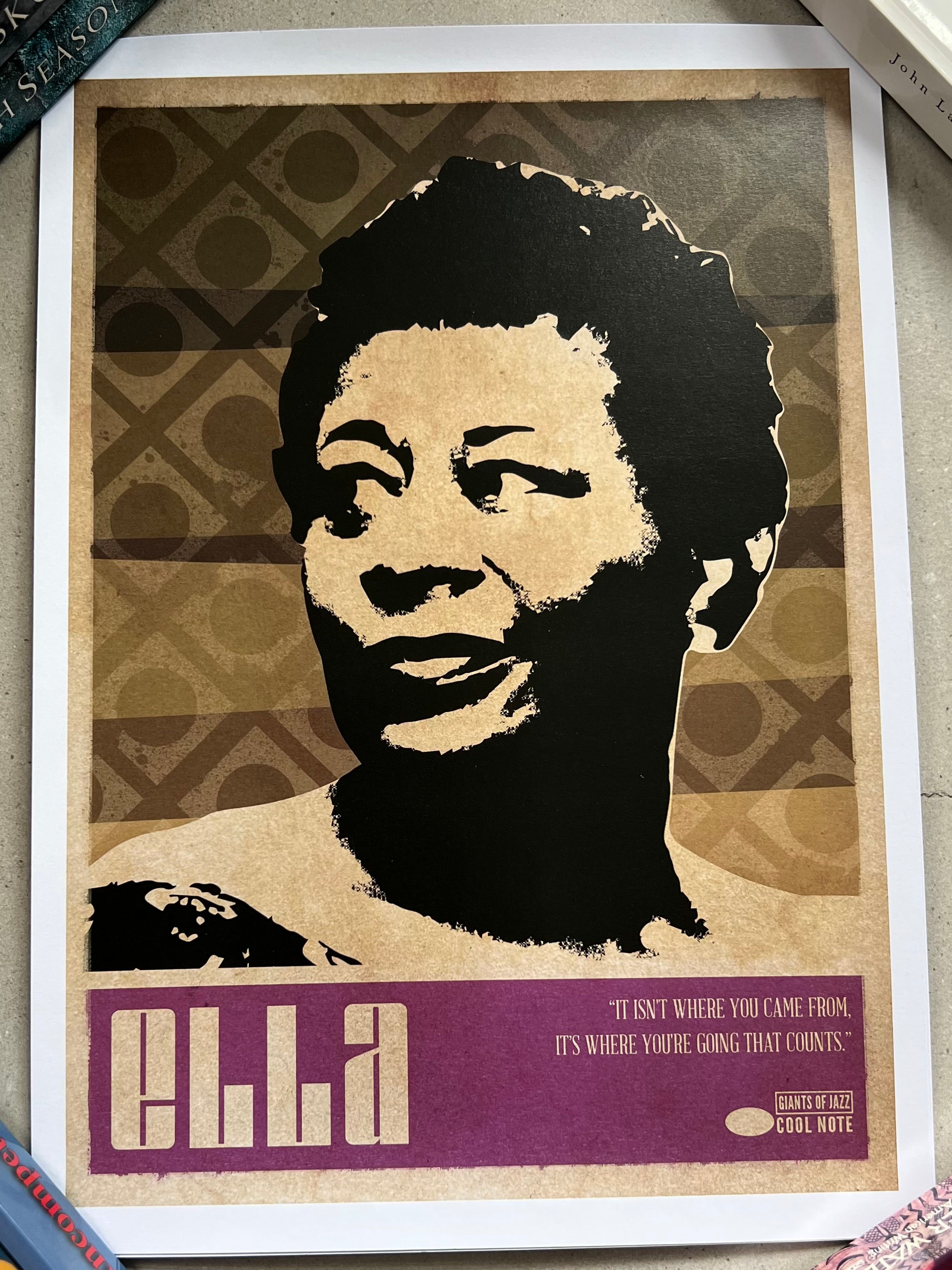 Set of Seven 17.5” x 12.5” Funk Soul Music Art Posters