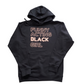 Signature Black Hoodie (Soft Red Lettering)